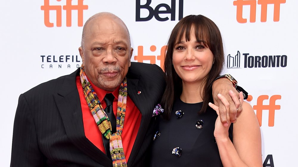 Quincy Jones and Rashida Jones