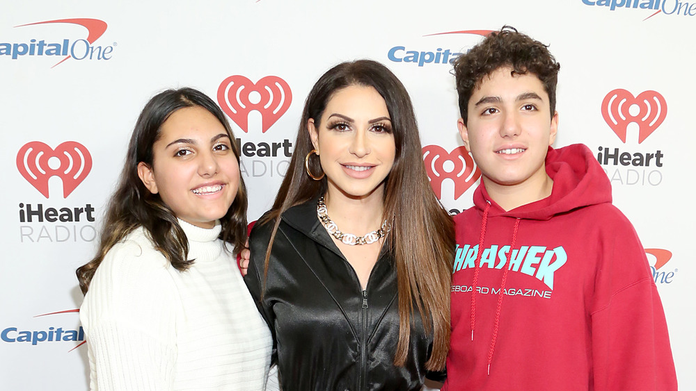 Jennifer Aydin with her children