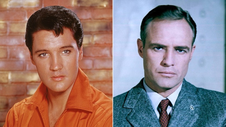 Elvis Presley and Marlon Brando 