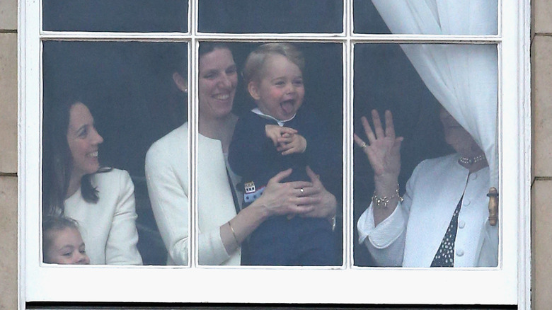 Maria Borrallo with Prince George