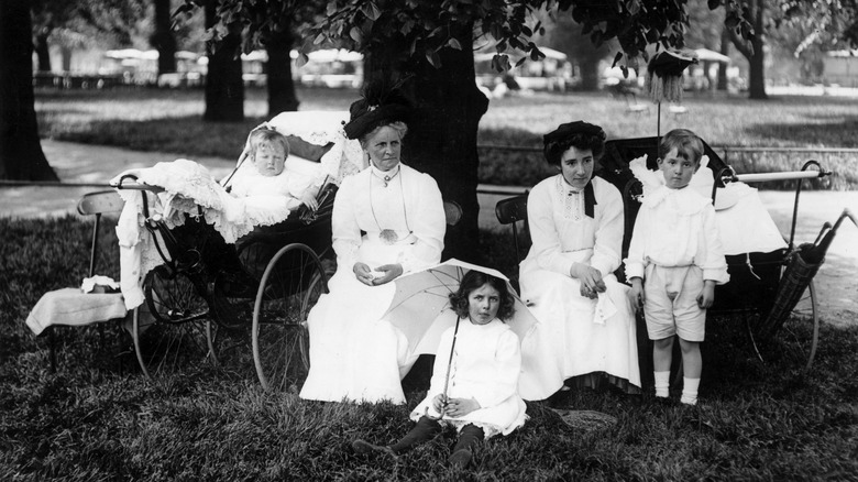 Royal governesses at Kensington Palace, early 1900s