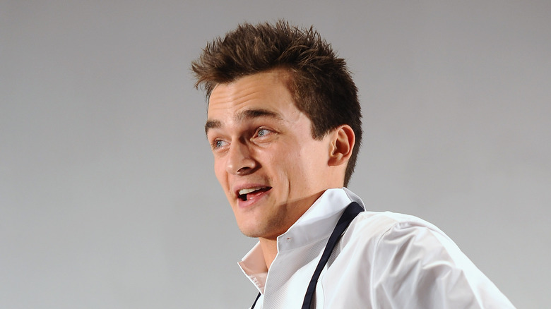 Rupert Friend spiky hair 