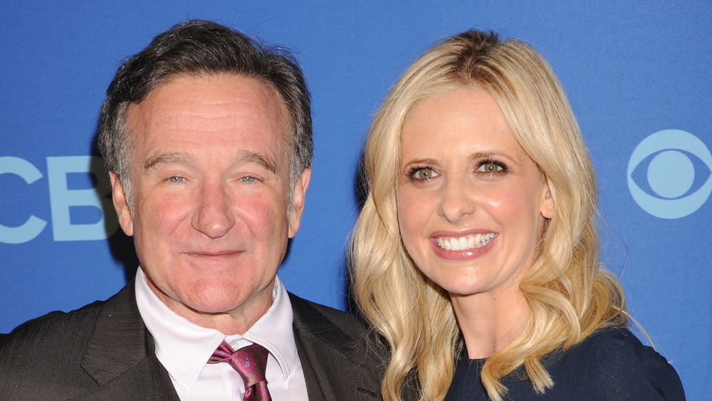 Robin Williams and Sarah Michelle Gellar