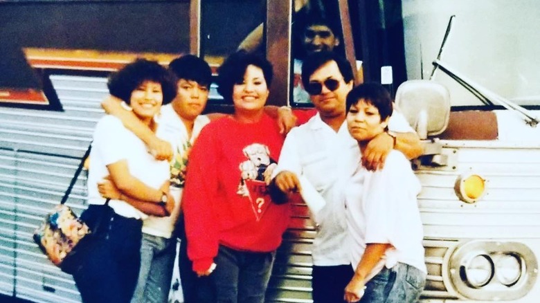 Selena Quintanilla and family