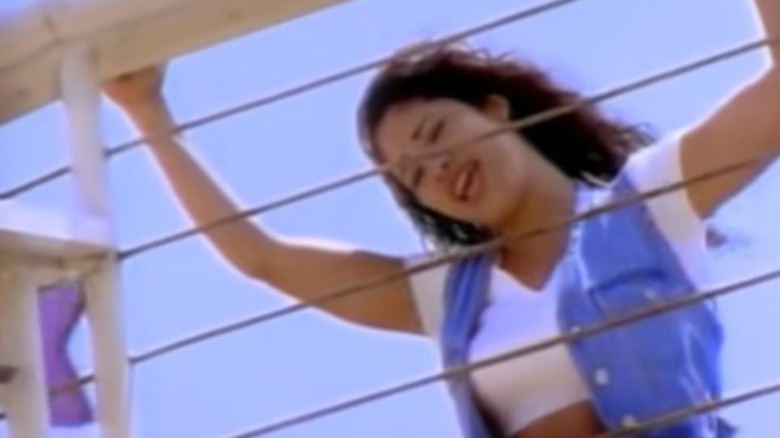 Selena Quintanilla in music video