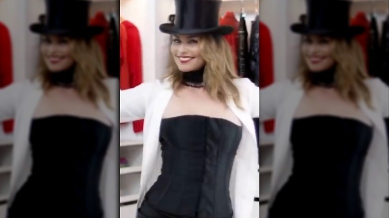 Shania Twain wearing a costume