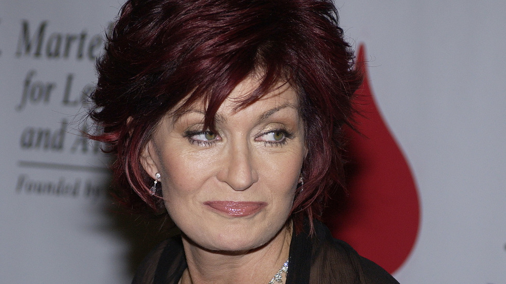 Sharon Osbourne posing