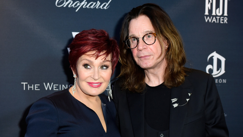 Sharon Osbourne, Ozzy Osbourne posing