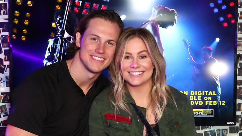 Shawn Johnson and Andrew East