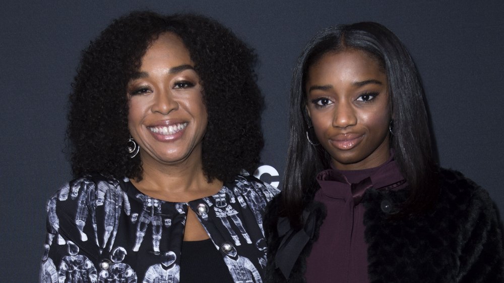 Shonda Rhimes and her daughter