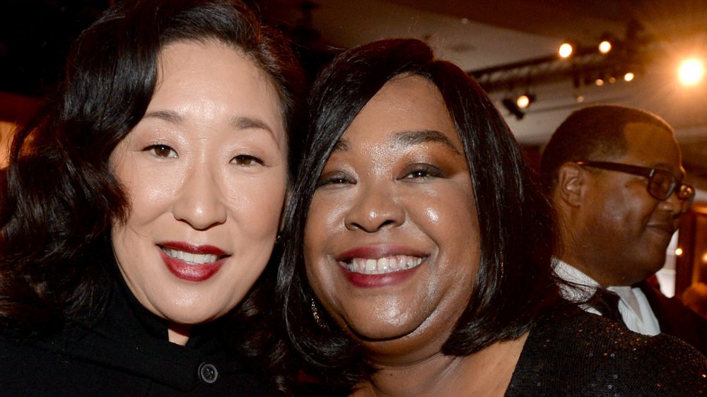 Shonda Rhimes with Sandra Oh