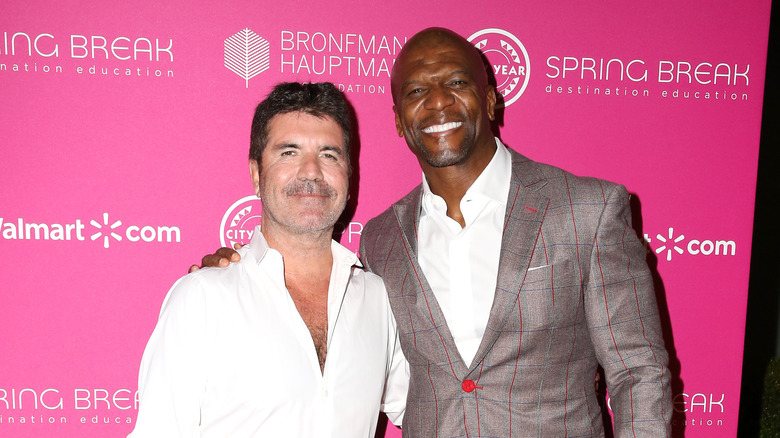 Simon Cowell and Terry Crews