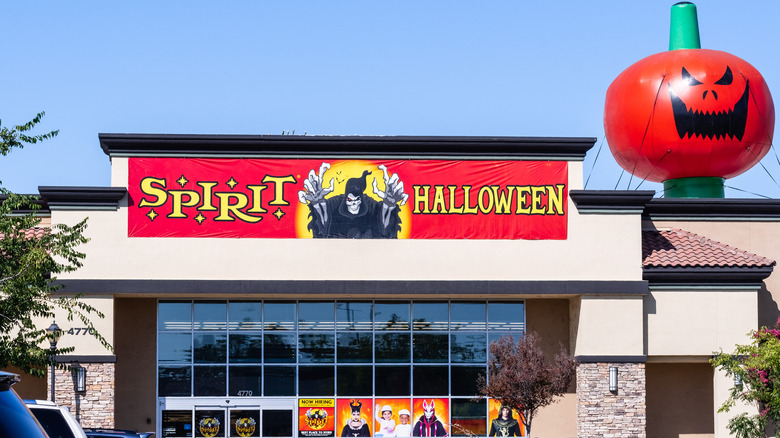 A Spirit Halloween store