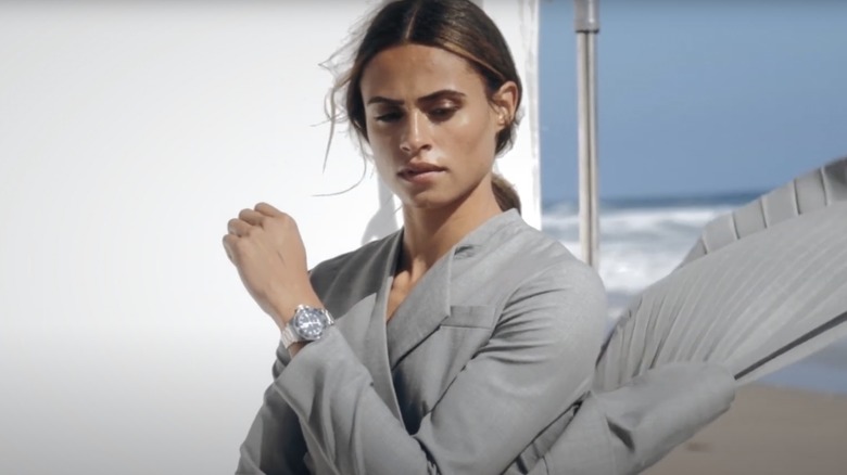 Sydney McLaughlin in an ad