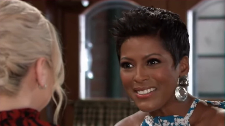 Tamron Hall on "General Hospital"