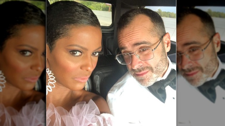 Tamron Hall and husband