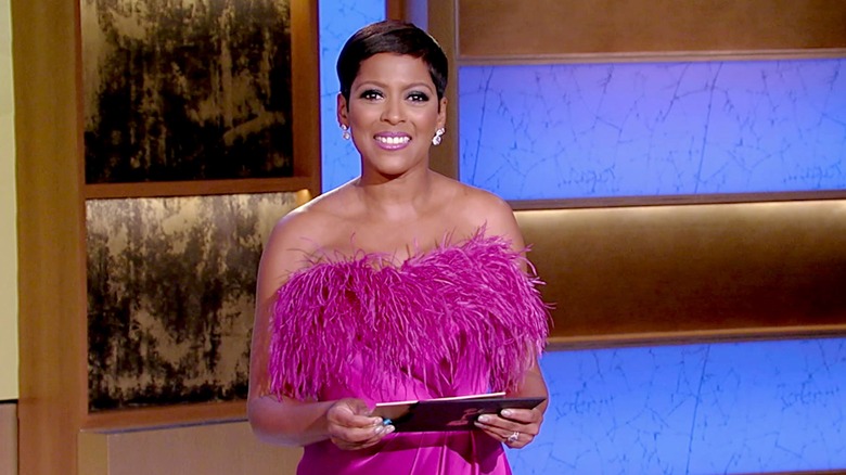 Tamron Hall wearing pink