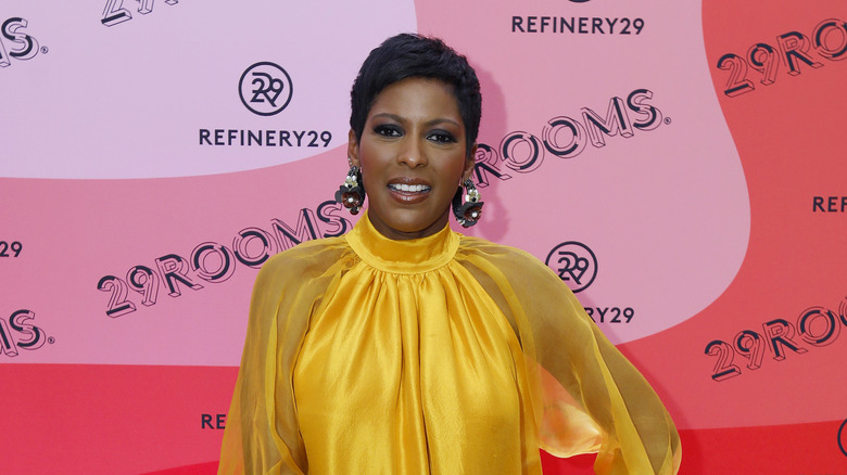 Tamron Hall wearing yellow