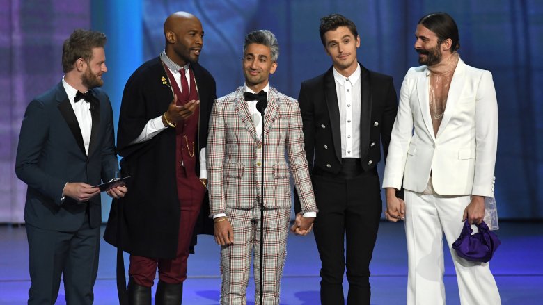 The cast of Netflix's Queer Eye including Tan France