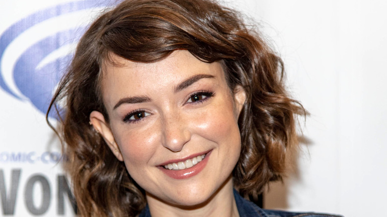 Milana Vayntrub smiling