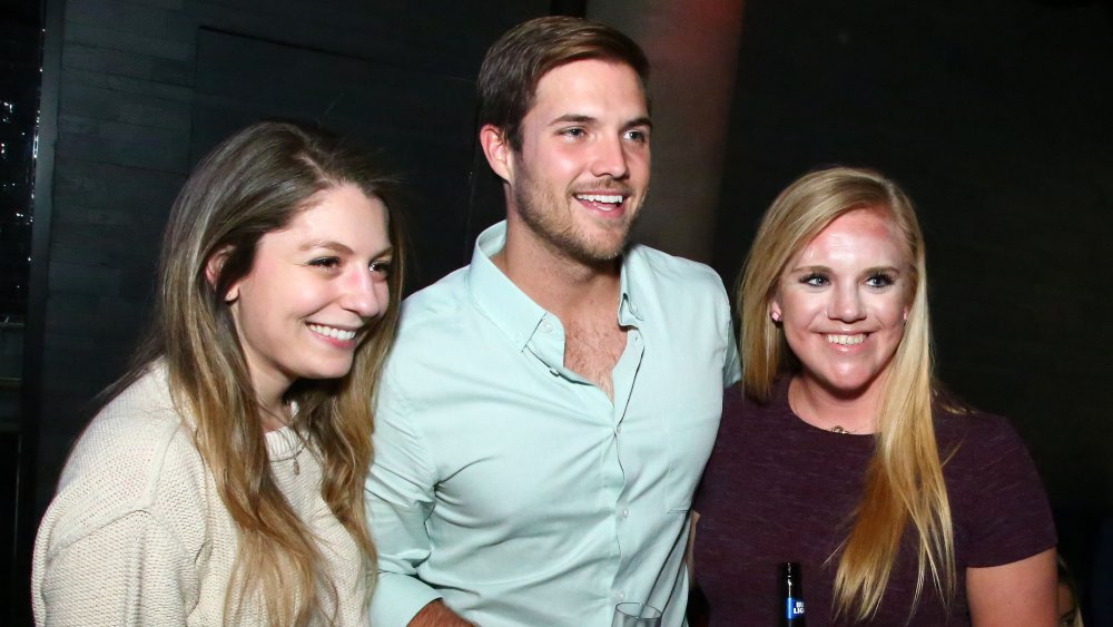 Marshall Hanrahan with fans of The Bachelor