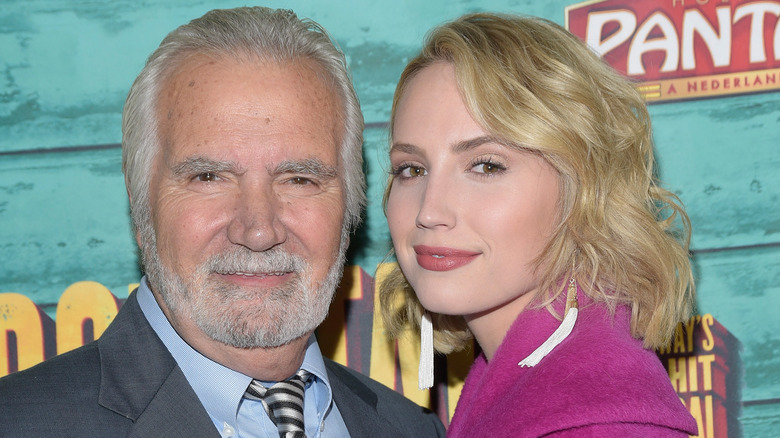 John McCook and daughter Molly McCook smiling together 