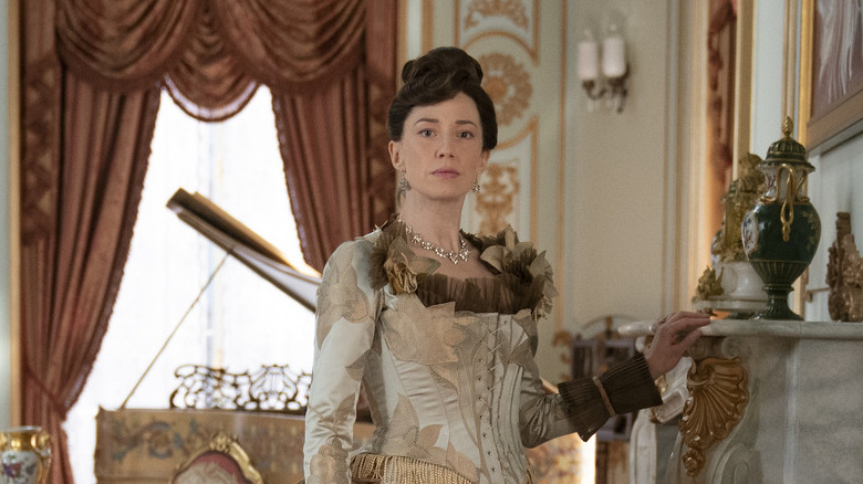 Carrie Coon as Bertha Russell in The Gilded Age