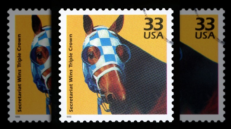 Stamp honoring Secretariat