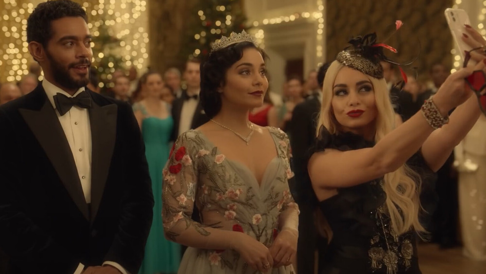 Vanessa Hudgens and cast mates in The Princess Switch: Switched Again