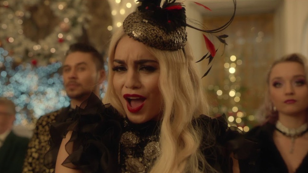 Vanessa Hudgens as a blonde in The Princess Switch: Switched Again