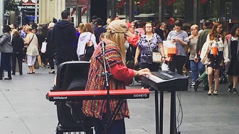 Tones and I busking