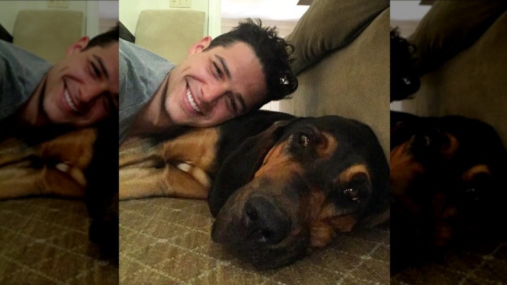 Bachelor in Paradise's Wells Adams with his dog Carl