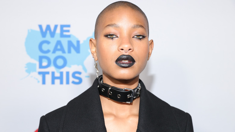 Willow Smith attends the 2022 iHeartRadio Music Awards at The Shrine Auditorium in Los Angeles, California on March 22, 2022. Broadcasted live on FOX. 