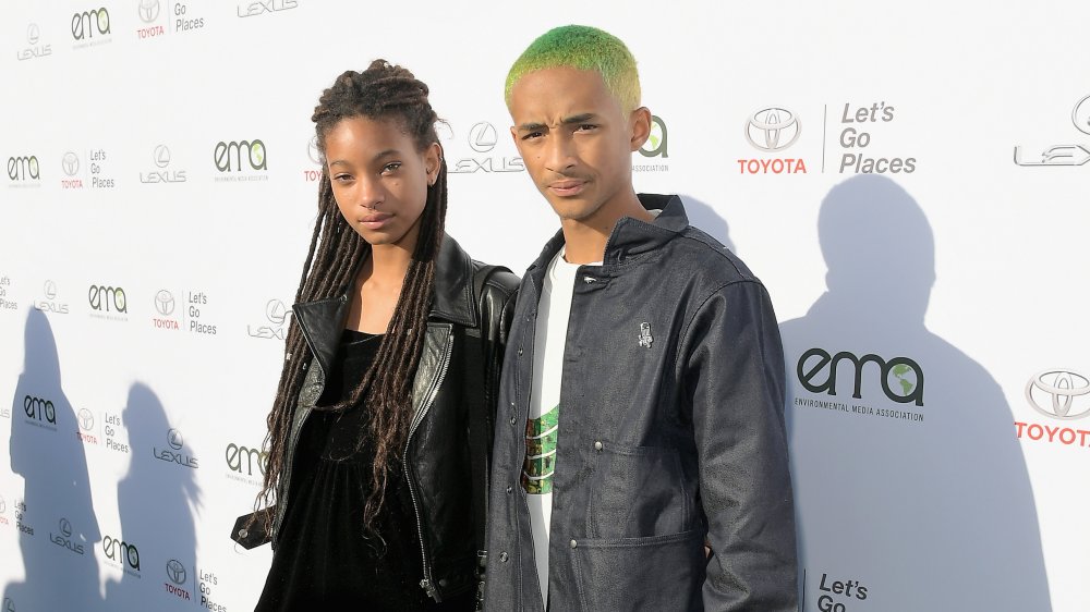 Willow and Jaden Smith on the red carpet in 2017