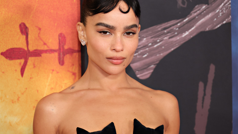 Zoë Kravitz at The Batman premiere