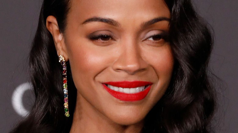 Zoe Saldana smiling