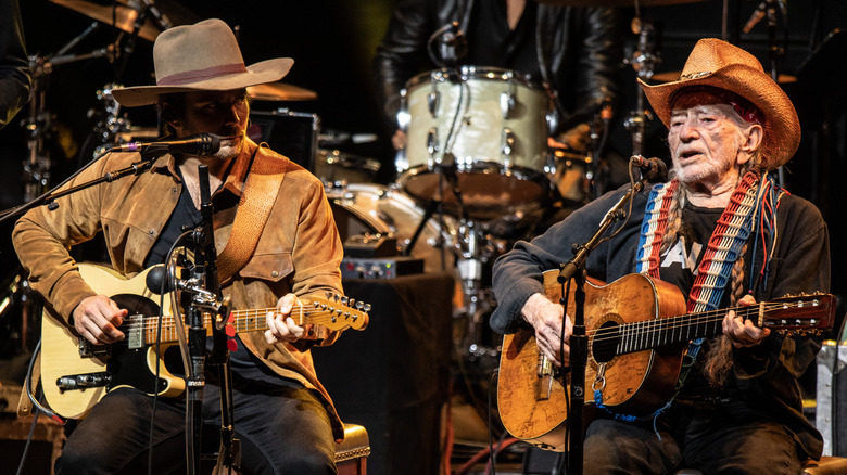 Lukas Nelson and Willie Nelson