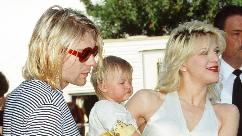 Kurt and Courtney with Frances