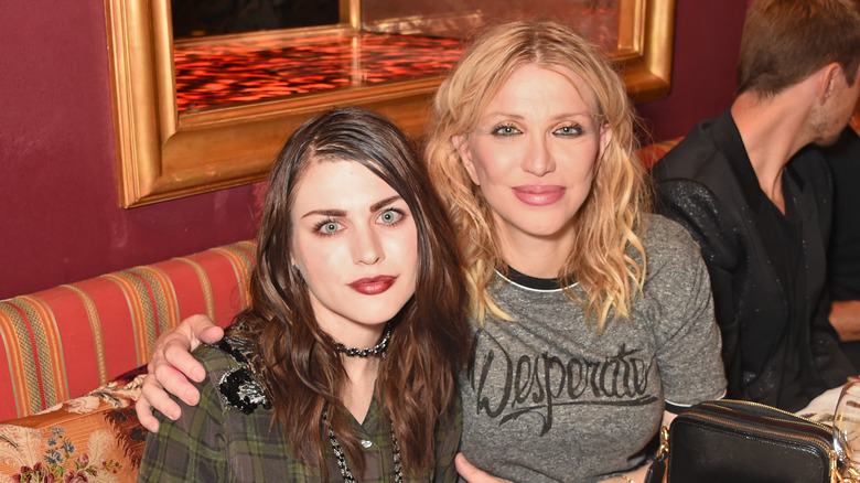 Love and Frances Bean together