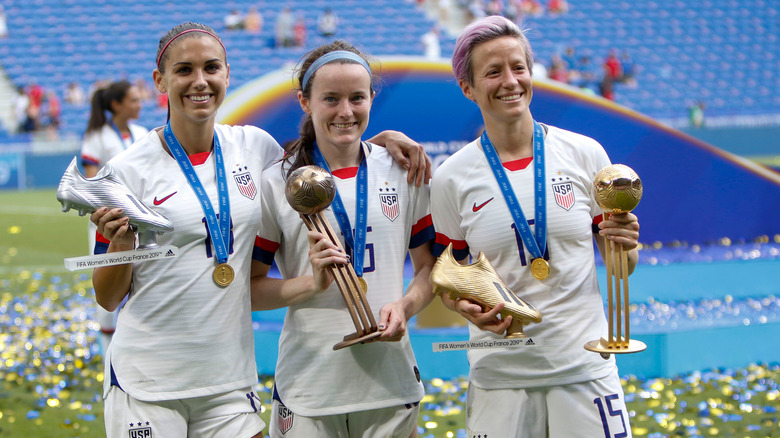 The Us Womens Soccer Team Celebrates Their Biggest Win Yet