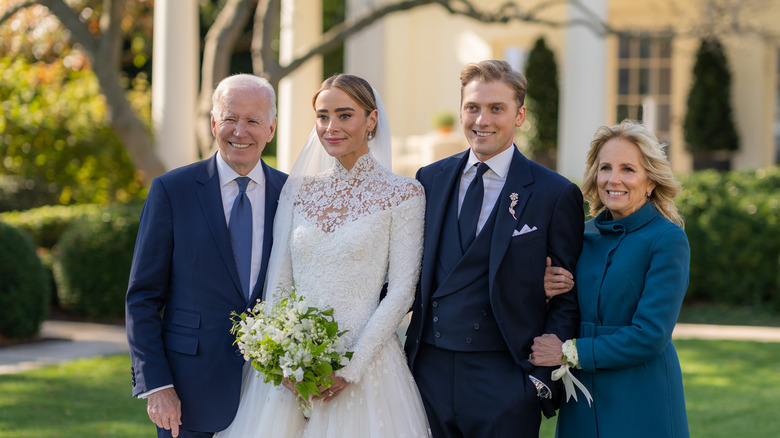 The Biden family at Naomi Biden's wedding