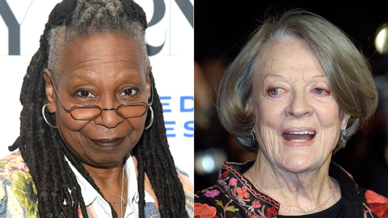 Whoopi Goldberg and Maggie Smith