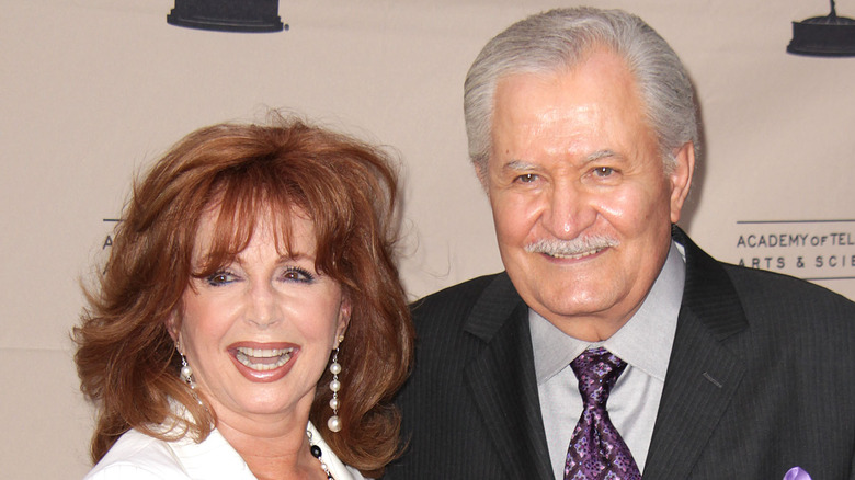John Aniston and Suzanne Rogers smiling