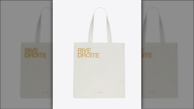 Rive Droite tote bag in white