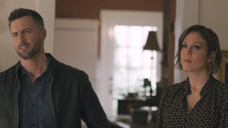 Brendan Penny and Erin Krakow in "The Wedding Cottage"