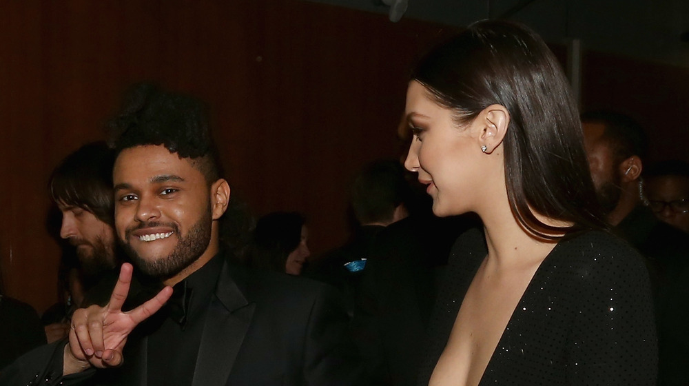 The Weeknd and Bella Hadid attend event together