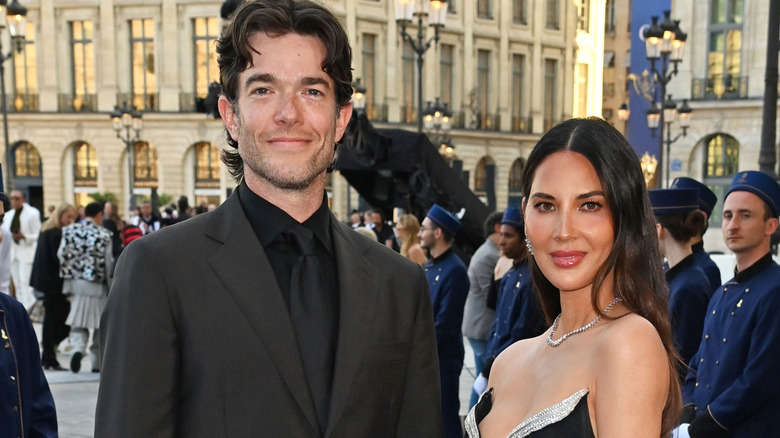 John Mulaney and Olivia Munn attend Vogue World: Paris in France (2024)