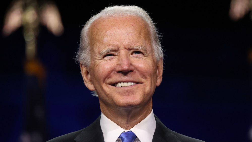 Joe Biden smiling