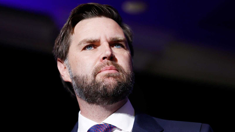 J.D. Vance speaks at the Faith and Freedom Coalition's God and Country Breakfast at the Pfister Hotel