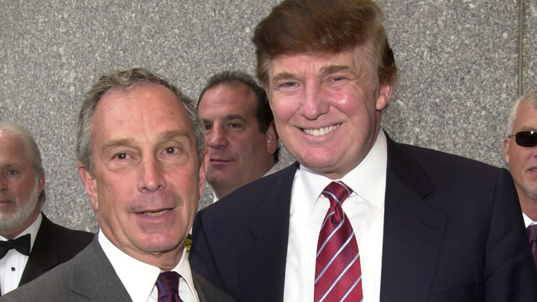 Donald Trump and Michael Bloomberg